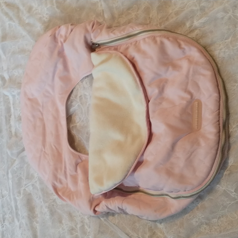 JJ COLE COLLECTIONS PINK BABY CAR SEAT COVER